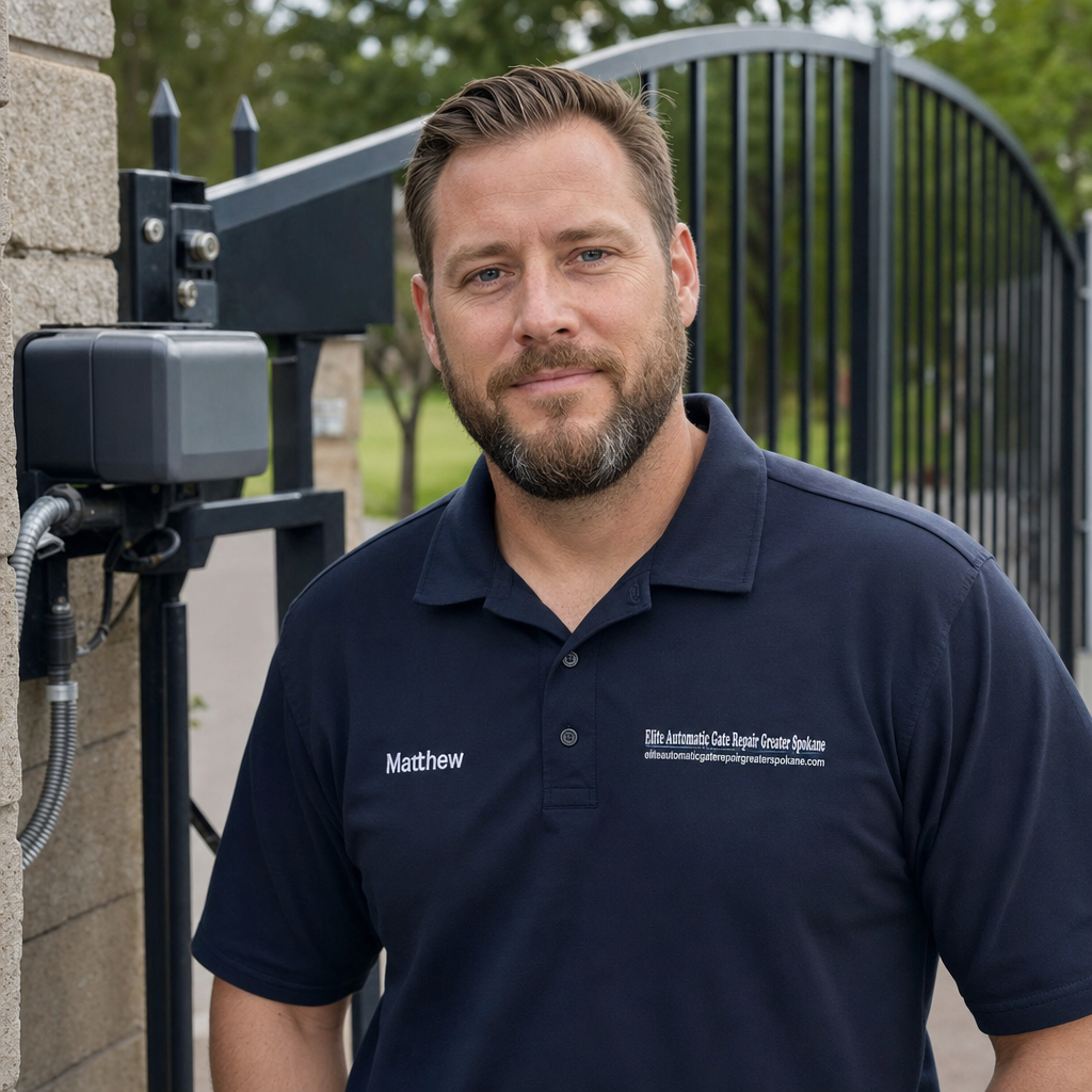 Matthew Gonzalez, owner of Elite Automatic Gate Repair Greater Spokane